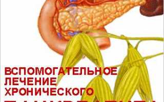 Вспомогательное лечение панкреатита народными средствами
