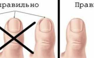 Как стричь ногти, чтобы они не врастали ?