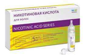 Никотиновая кислота от выпадения волос : применение, отзывы