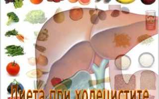 Правильное питание при холецистите, диета №5