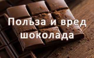 Шоколад: его польза и вред для здоровья