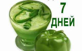 Лечение соками: соковая диета 7 дней