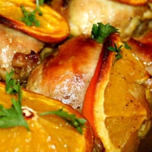 Апельсин курица