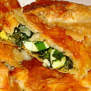 Черемша пирожки слойки
