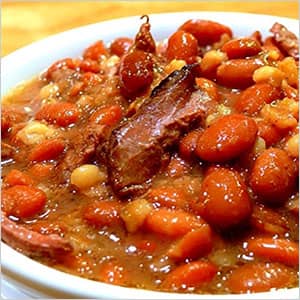 Фасоль с мясом
