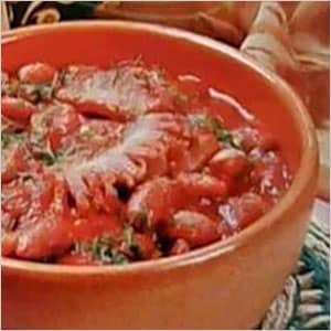 фасоль с томатами