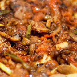 Рагу из капусты с грибами
