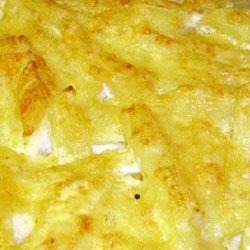 Картофель в сметане подрумяненный
