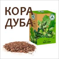 Кора дуба в коробке и россыпью