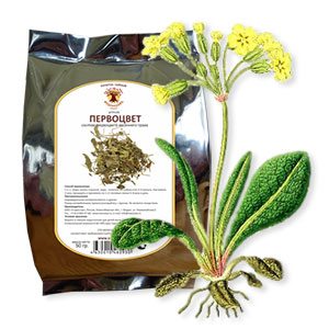 Аптечная упаковка первоцвета