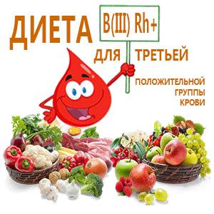 диета по 3 группе крови